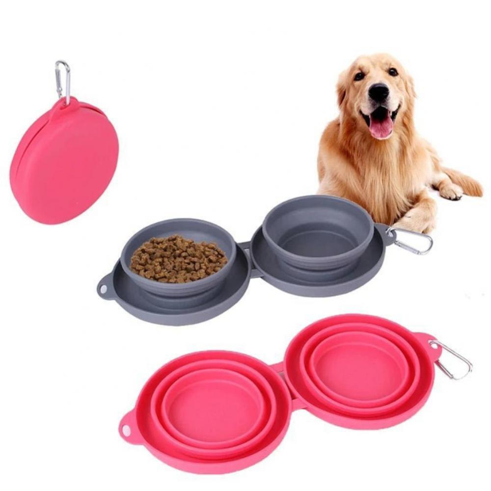 make your pet happy | Faltbare Doppel-Futterschüssel aus Silikon