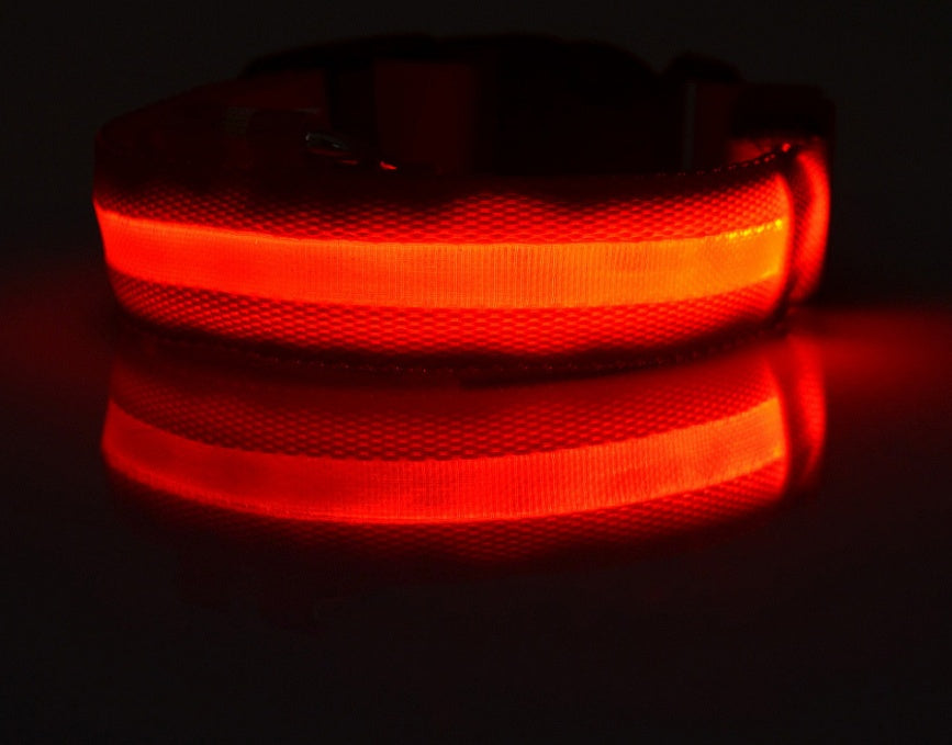 make your pet happy | LED-Leuchthalsband für Hunde – Sichtbar & Sicher