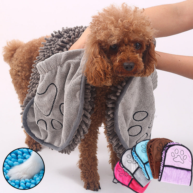 make your pet happy | FlauschFix Tierhandtuch Saugstark und Schnelltrocken