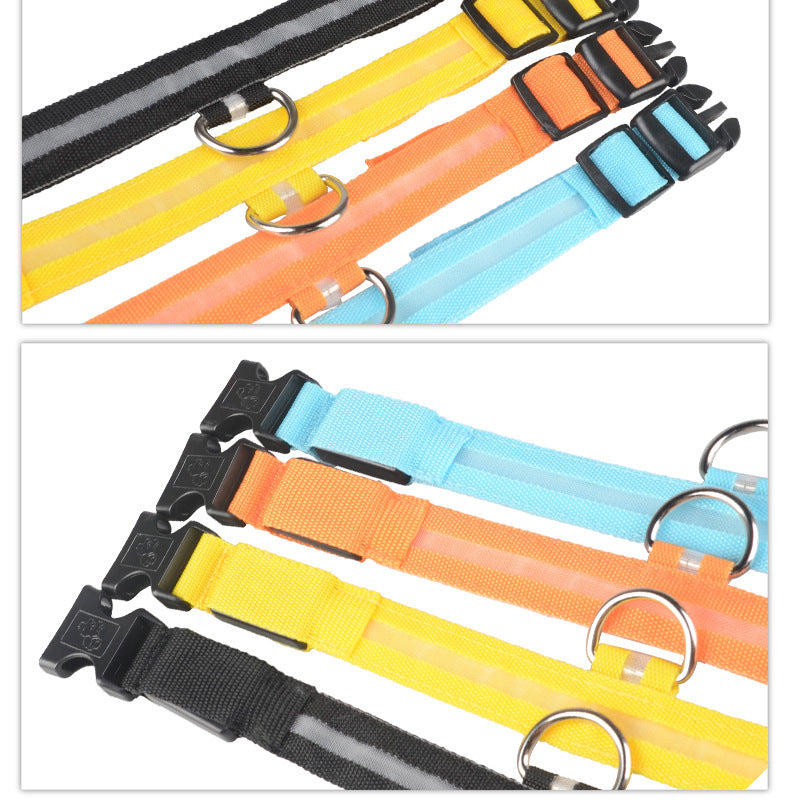make your pet happy | LED-Leuchthalsband für Hunde – Sichtbar & Sicher
