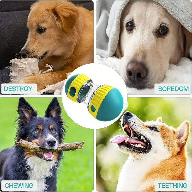Interaktives Hunde-Spielzeug mit verstellbarem Leckerli-Spender – IQ-Training, Slow Feeder & Beschäftigungsspiel für Welpen und erwachsene Hunde